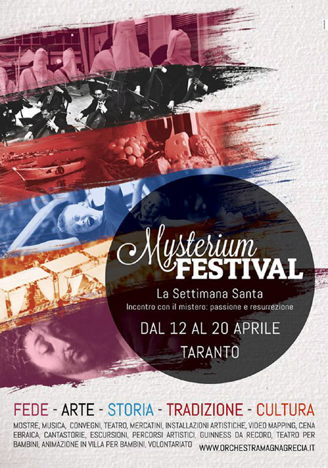 TARANTO. Per due giorni al Mysterium Festival: “Tessere d’Arte nel Borgo e nell’Isola”