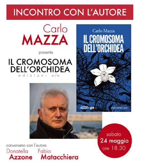 TARANTO. Carlo Mazza presenta “Il cromosoma dell’orchidea”