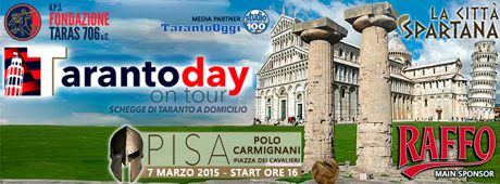 Taranto Day on Tour – Pisa / 7 marzo 2015