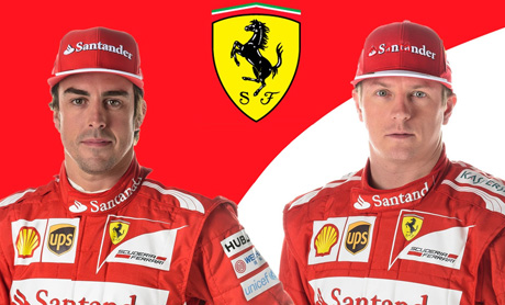 Alonso e Räikkönen autografano abbigliamento Ferrari per ALR. All’asta cappellino e t-shirt