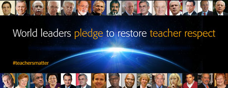 Lettera di 29 ex capi di Stato ai governi del mondo: “Ripristinate il rispetto per gli insegnanti”