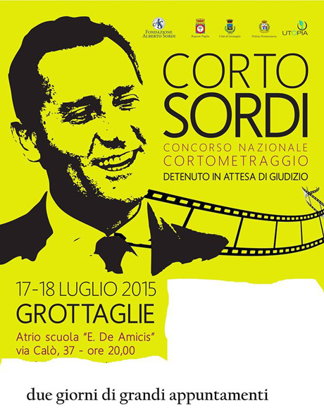 GROTTAGLIE. Al via la 3^ edizione del Premio “CORTO SORDI”.