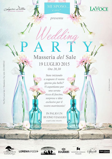 MANDURIA. “Wedding Party”. Una serata dedicata al romantico mondo del wedding