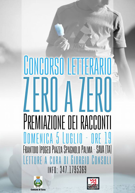 SAVA. Concorso letterario “Zero a Zero”, edizione 2015