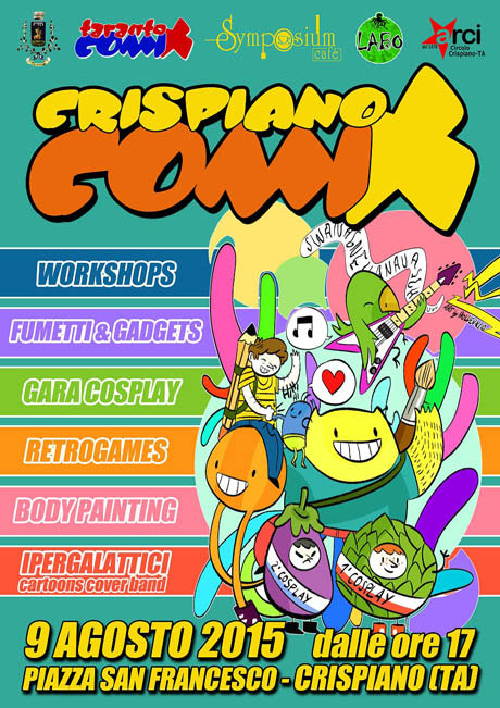 LOCANDINA CRISPIANO COMIX 2015