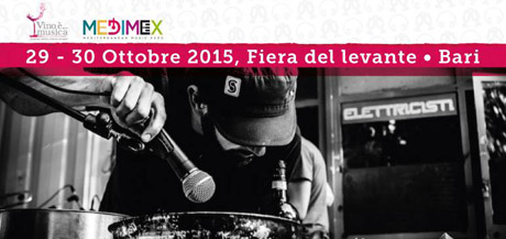 Medimex 2015: donpasta e Vino è Musica insieme per il Food Sound System Corner