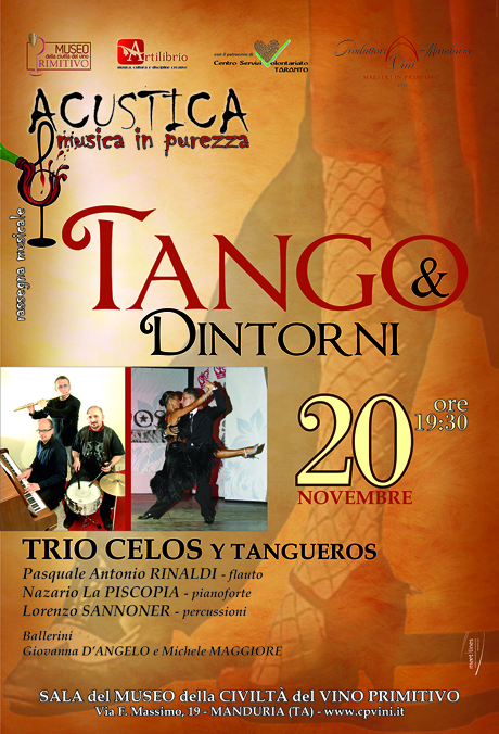 MANDURIA. Tango & Dintorni, suona e danza l’anima sudamericana di ACUSTICA