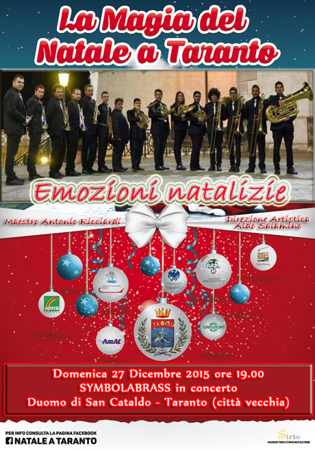 Magia del Natale a Taranto … si terrà il 27 dicembre il Concerto  “Emozioni di Natale”