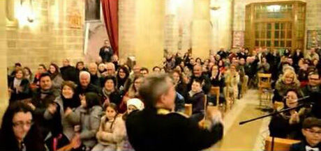 MARUGGIO- Grande successo dell ‘Associazione Musico Culturale “GIUSEPPE PICCHIERI” al Concerto di Capodanno nelle bellissime mura della chiesa madre