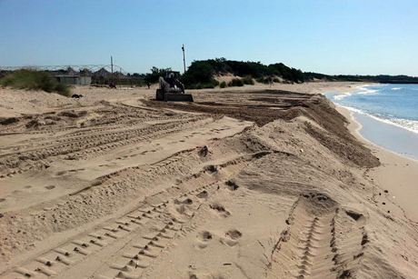 Dune spianate spianate nel Salento. Continua la drammatica distruzione del territorio da parte di soggetti senza scrupoli