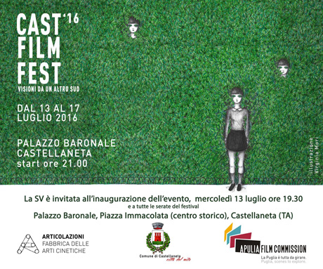 CASTELLANETA. 14 luglio. Presentazione della seconda serata del Castellaneta Film Fest 2016