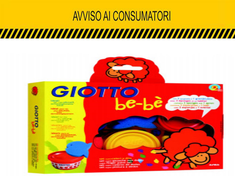 “Rischio soffocamento”, FILA S.p.A. richiama Giotto bebè confezione 3 barattolini e accessori