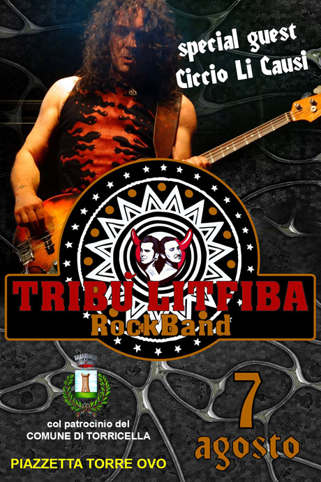 TORRE OVO (marina di Torricella). Grande rock con il bassista dei Litfiba‏