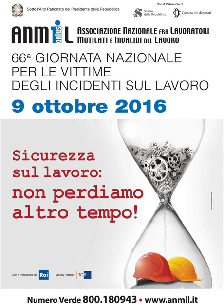 L’ANMIL di Taranto celebra domenica 9 ottobre a Sava la 66ª Giornata per le Vittime degli Incidenti sul Lavoro
