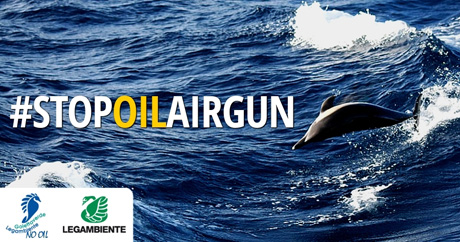 TARANTO. #stopoilairgun, Salviamo i delfini. Domenica 4 dicembre manifestazione a Lungomare