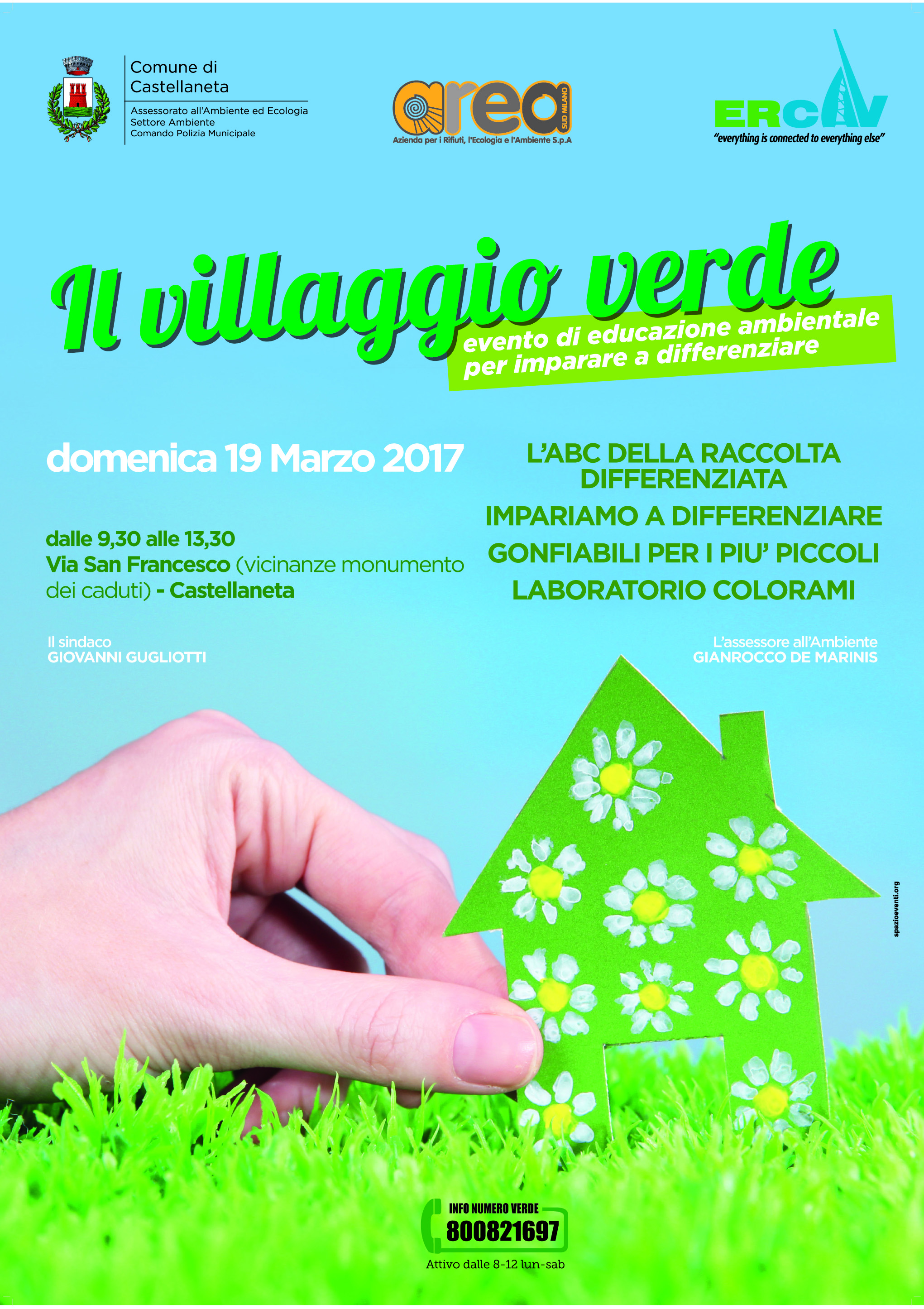 Il Villaggio Verde della differenziata domenica a Castellaneta