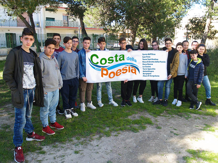 Startup: nasce nel Salento la “Costa della Poesia” ad opera di giovanissimi studenti dell’Istituto comprensivo di Melendugno e Borgagne