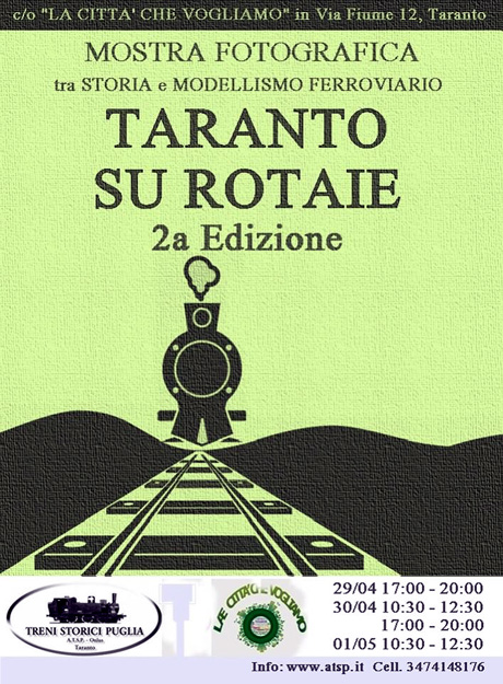 TARANTO. Mostra “Taranto su Rotaie, 2a edizione”