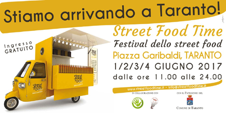 TARANTO. Presentazione – Evento nazionale “Street Food Time”