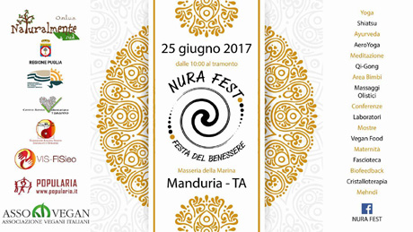 MANDURIA. “Nura Fest – Festa Del Benessere”