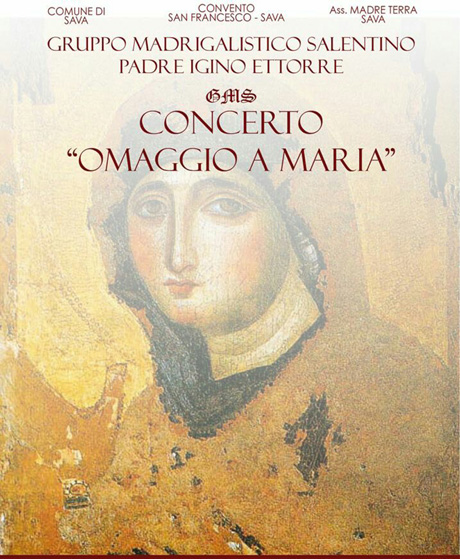 SAVA. Concerto “Omaggio a Maria”, mirabilmente eseguito dal Gruppo madrigalistico salentino “Padre Igino Ettore”