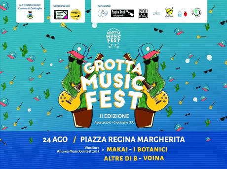 GROTTAGLIE. Domani la serata conclusiva della seconda edizione del “Grotta Music Fest”