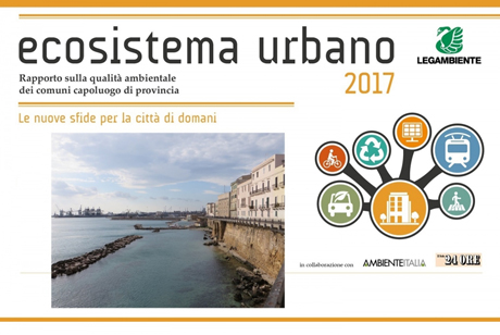 Rapporto Ecosistema Urbano 2017: Taranto al 71° posto. Tutti i dati. Legambiente chiede al Comune un confronto e l’apertura di una fase nuova