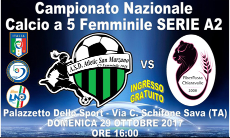 Calcio femminile. ATLETIC SAN MARZANO – Atletico Chiaravalle