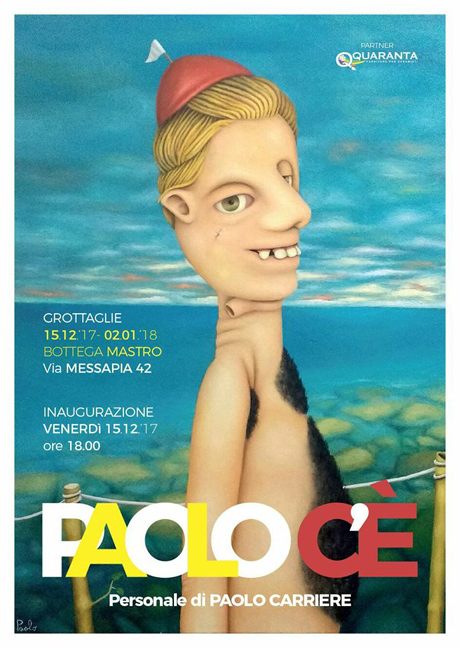 GROTTAGLIE. “Paolo C’è”. Inaugurazione della personale di pittura di Paolo Carriere