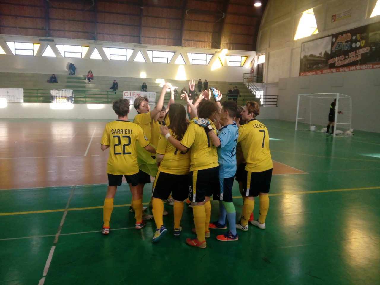 L’Atletic San Marzano perde, 1-10, con la capolista Alex Zulli Gold Futsal