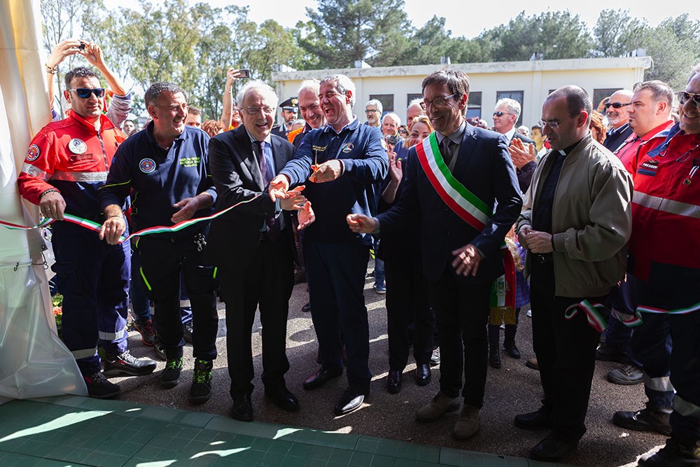 A Crispiano la mostra “Terremoti d’Italia”. L’ha inaugurata il capo della Protezione Civile Borrelli