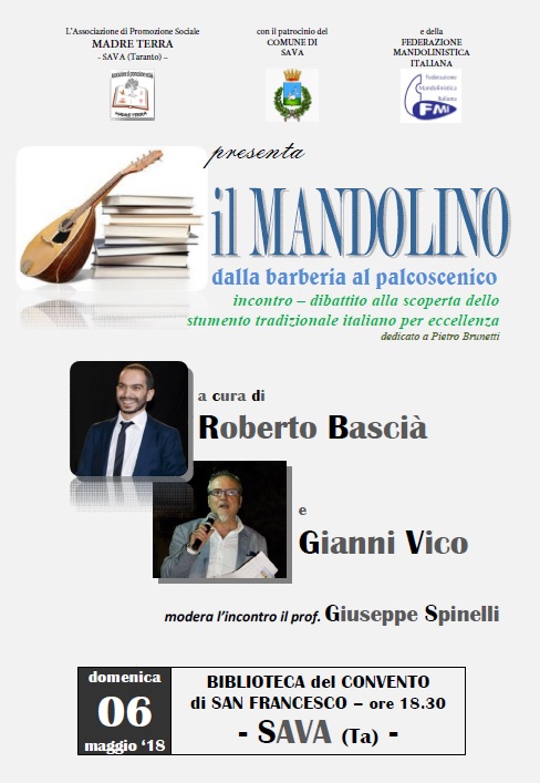 SAVA. Roberto Bascià e Gianni Vico con il mandolino protagonista