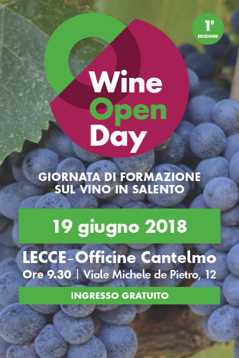 Wine Open Day: a Lecce la prima giornata dedicata al vino come opportunità lavorativa in Puglia
