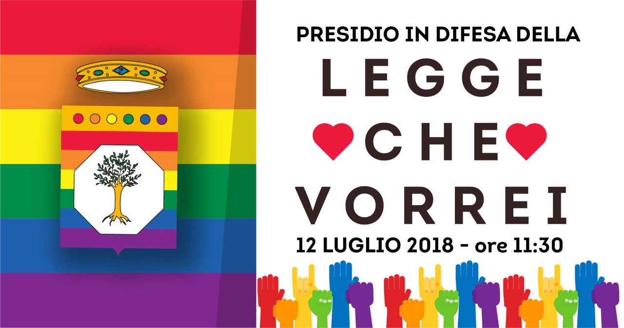 Omofollia: sit-in in Largo Adua e sotto la sede della Regione, perché «l’omofobia in Puglia esiste!»