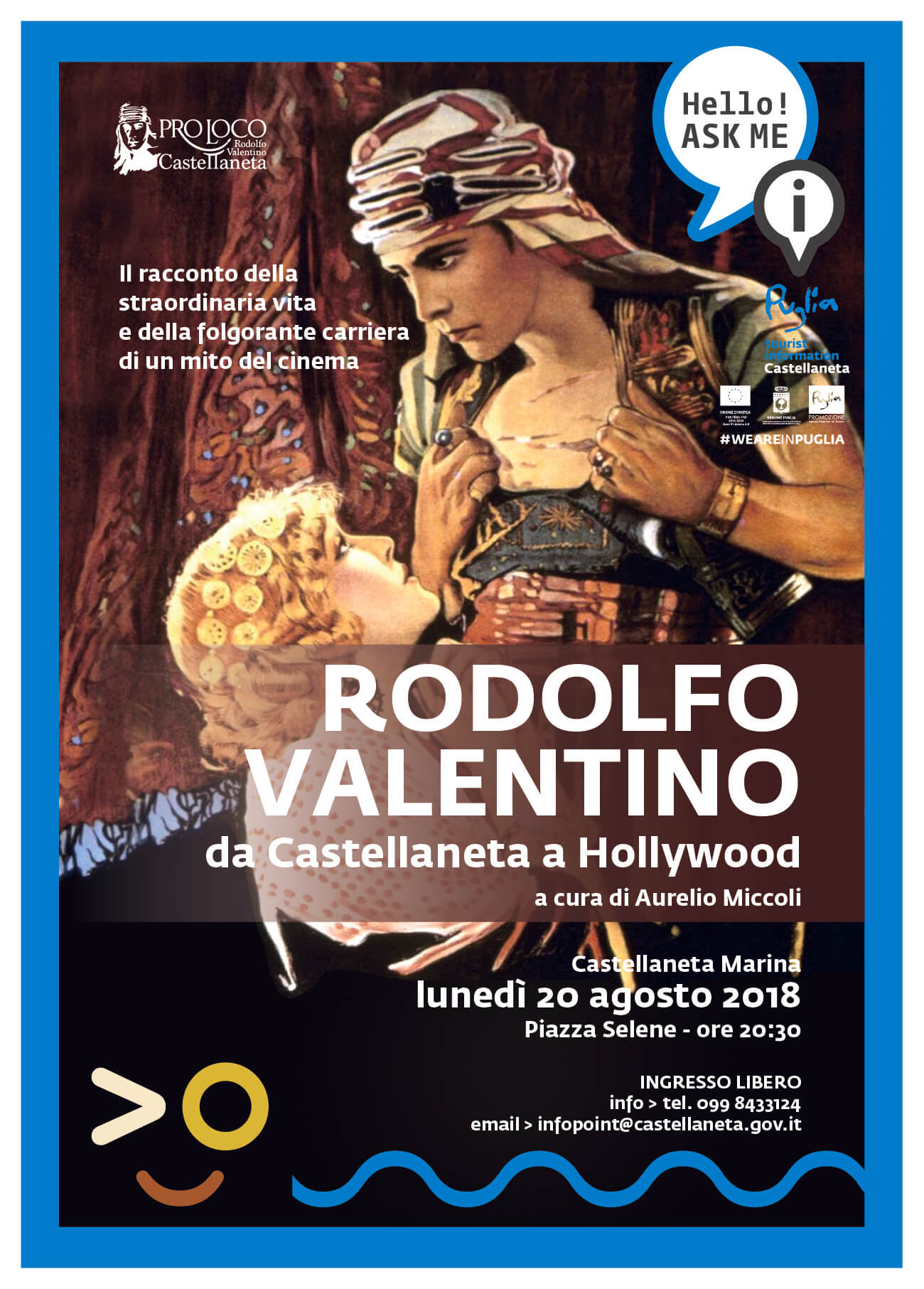 Rodolfo Valentino, da Castellaneta a Hollywood: il racconto della straordinaria vita e della folgorante carriera del Mito