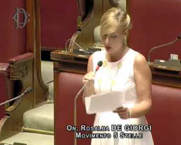 TARANTO. Questione “Paisiello”. Intervento dell’on. Rosalba De Giorgi M5S, alla Camera dei Deputati