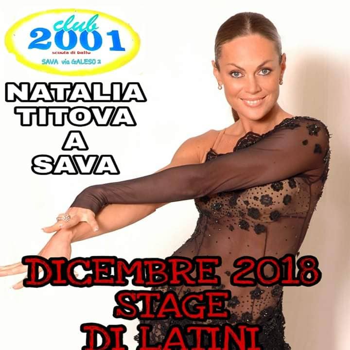 SAVA. La  Scuola Club 2001 ospita Natalia Titova