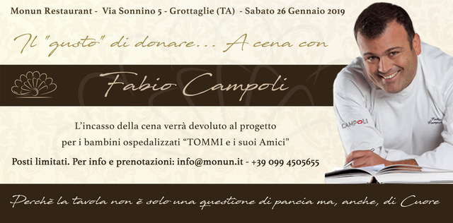 GROTTAGLIE. “Il Gusto di Donare”