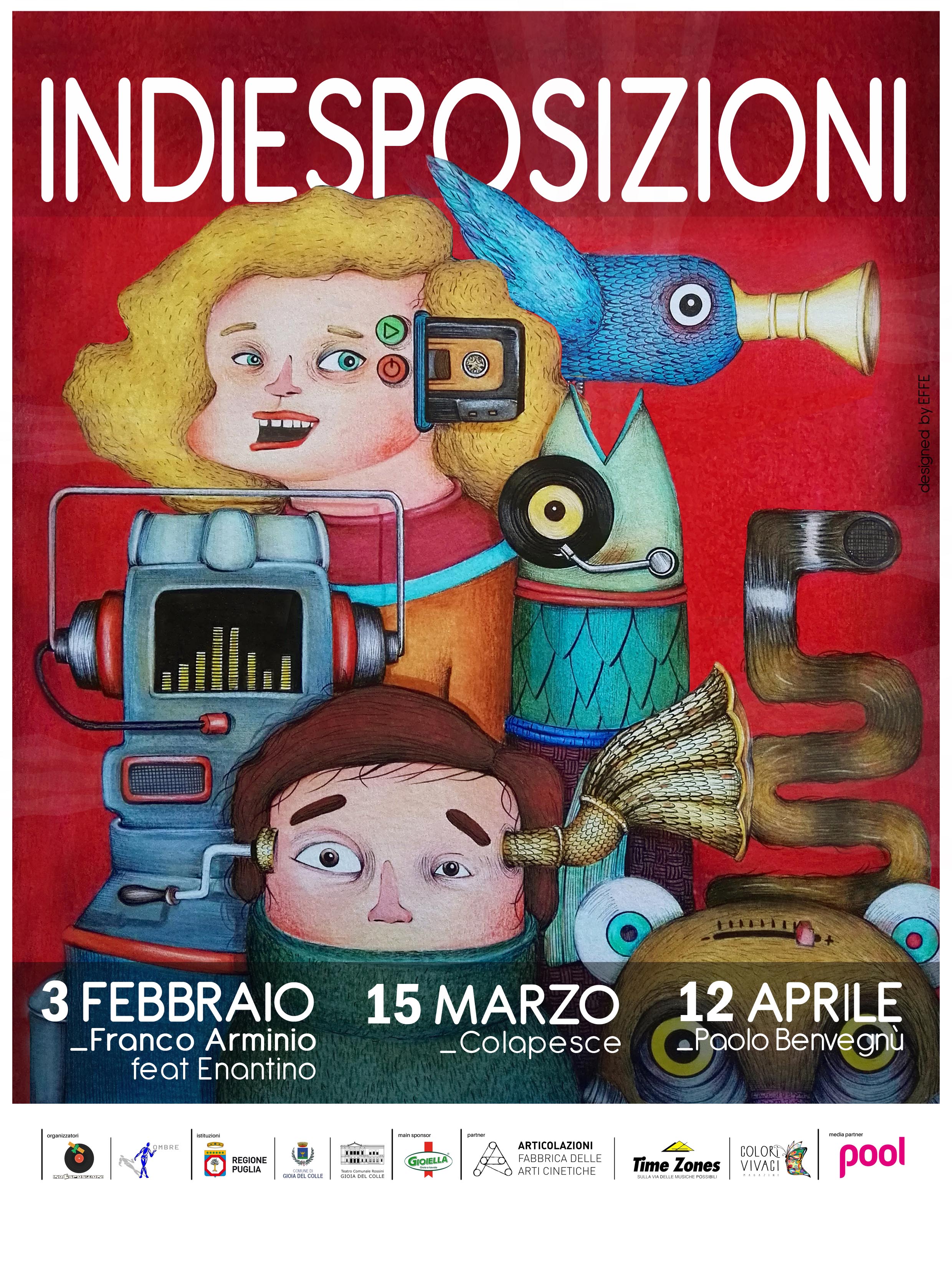 GIOIA DEL COLLE. Torna INDIEsposizioni al teatro Teatro Comunale Rossini per una nuova fantastica edizione