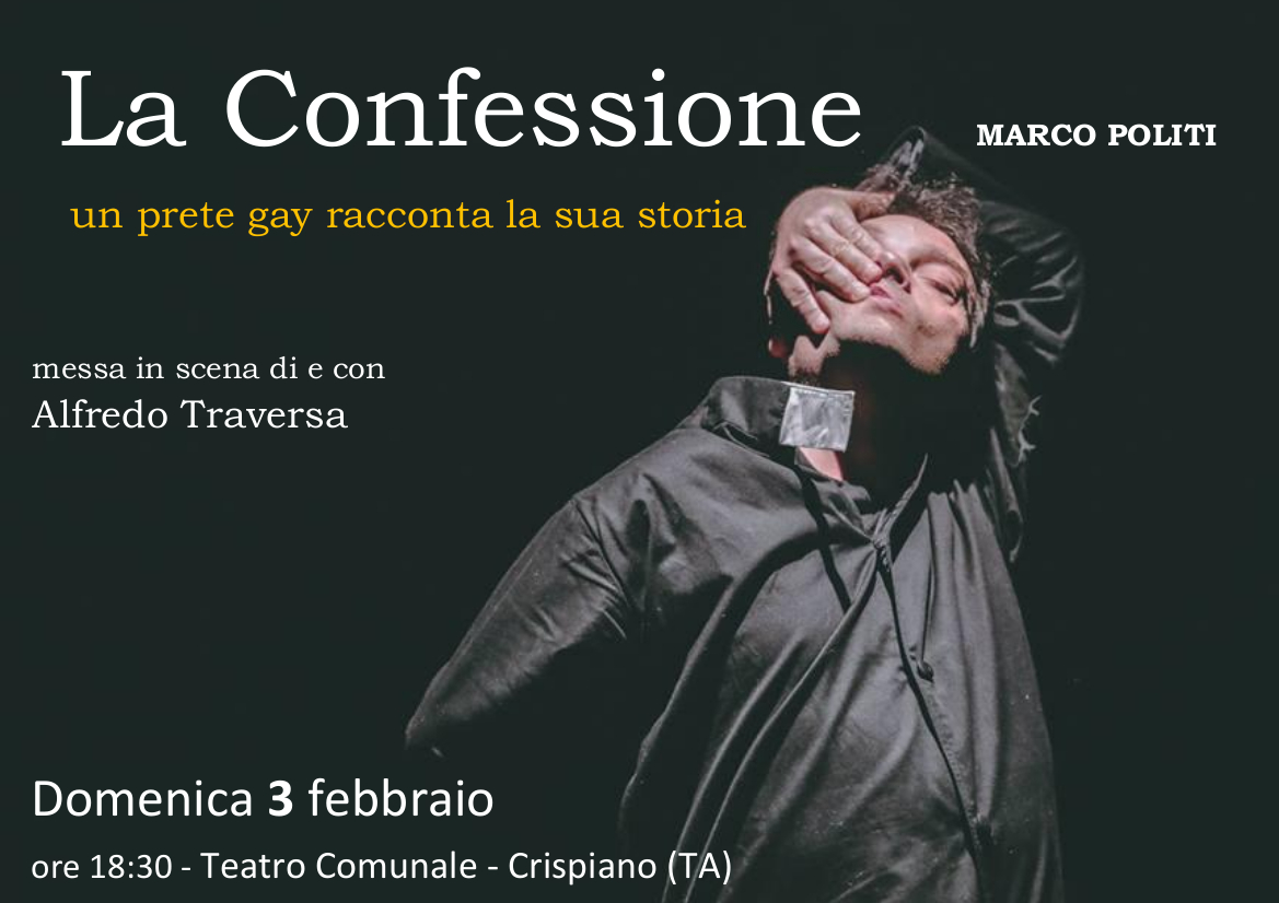 CRISPIANO. “La Confessione. Un prete gay racconta la sua storia”