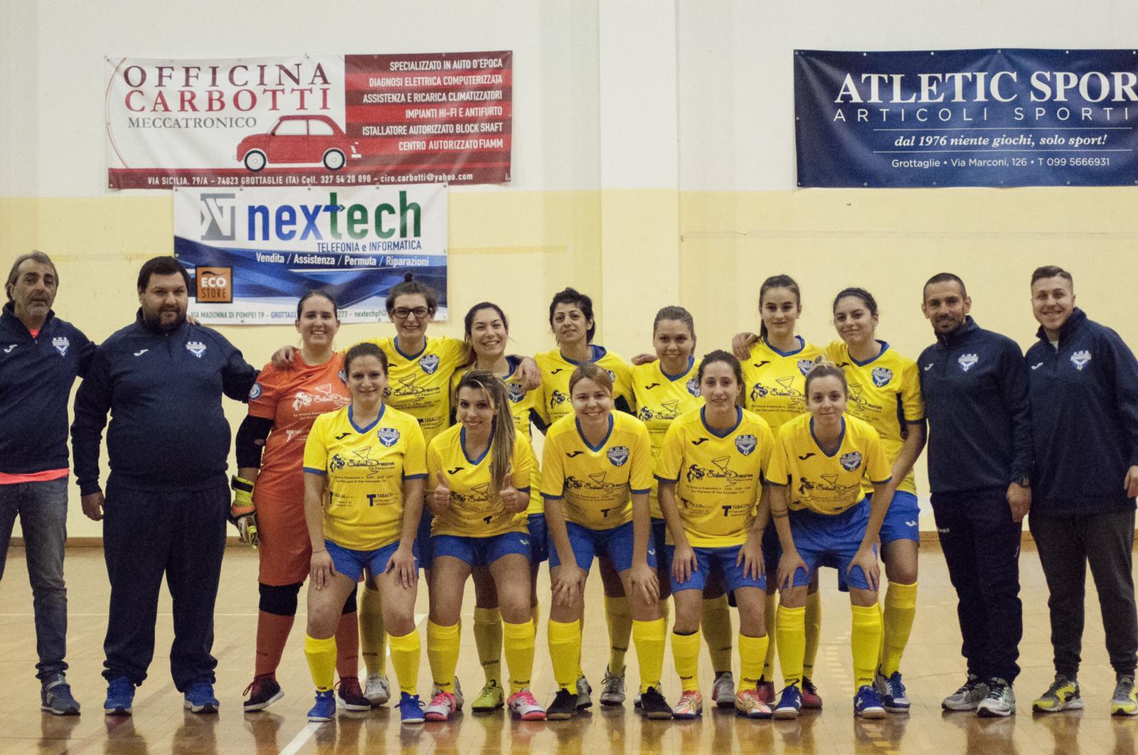 WOMAN FUTSAL CLUB GROTTAGLIE-NEW TEAM NOCI 0-13