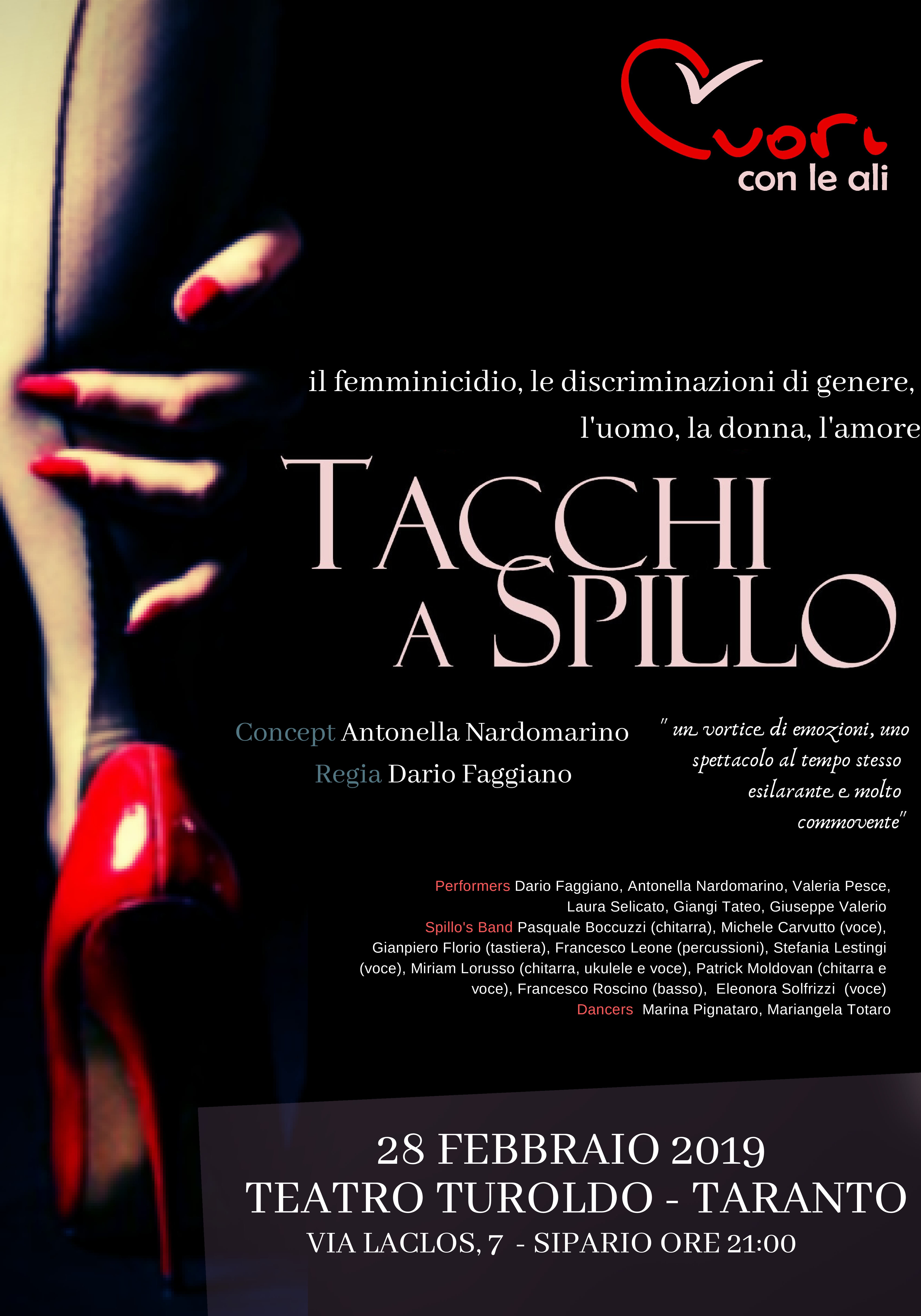 TARANTO. “Tacchi a spillo”, Festival “Italia De Gennaro”