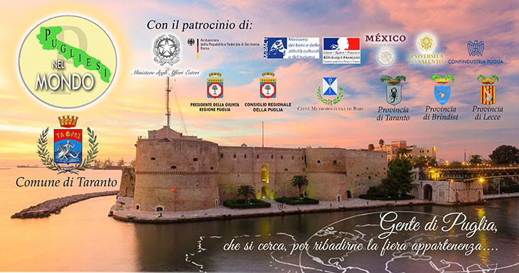Con i Pugliesi nel Mondo riparte il riscatto della Città di Taranto con la provincia Jonica