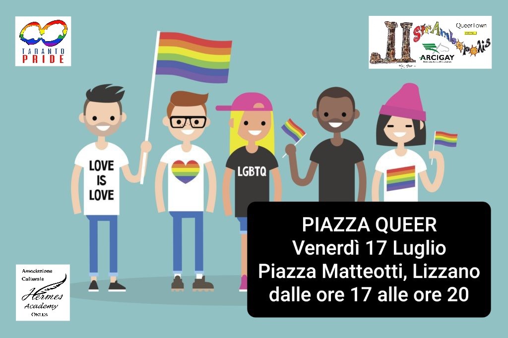 “Iniziativa di Lizzano: Arcigay Strambopoli QueerTown Taranto non deve essere associata a candidati, tantomeno all’onorevole Scalfarotto”