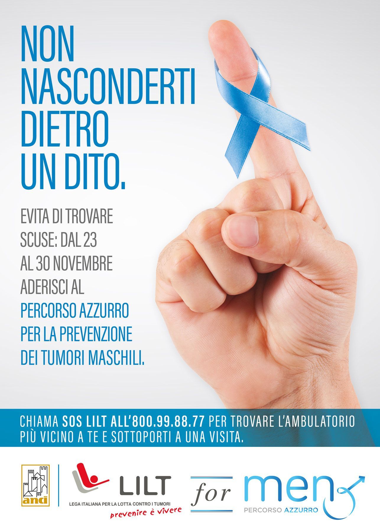 Lilt For Men, la prevenzione si tinge di azzurro. Anche a Taranto le visite urologiche contro i tumori maschili