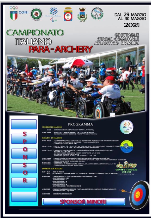 GROTTAGLIE. Presentazione alla stampa del “XXIII Campionato Italiano Para-Archery – Grottaglie 2020”
