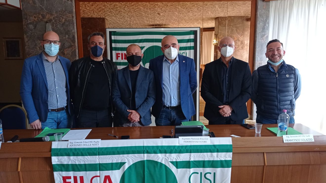 Taranto. SILVIO GULLÌ ELETTO SEGRETARIO GENERALE CISL TARANTO BRINDISI