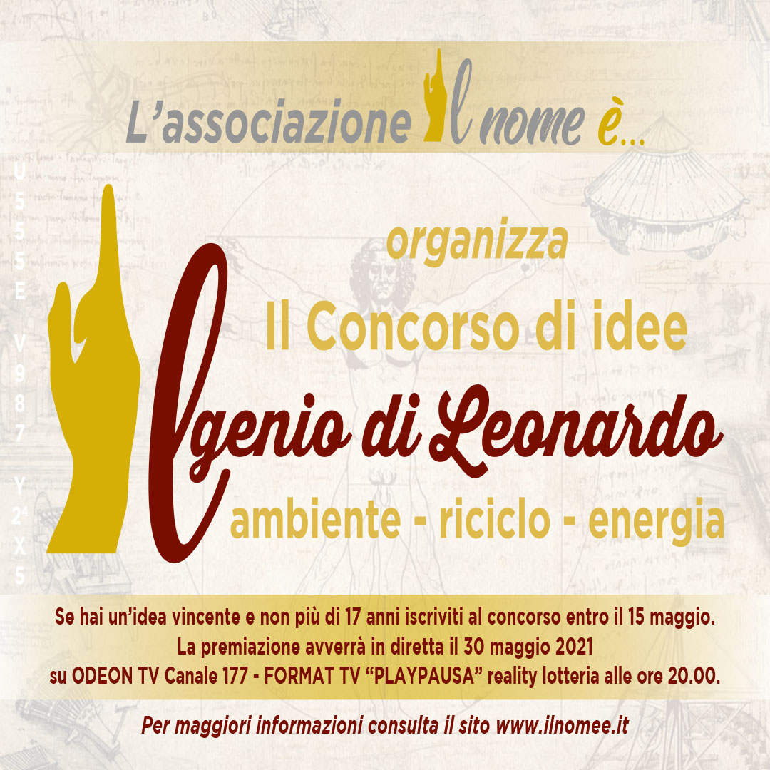 Daniele Tumini di Osimo è il vincitore del Concorso di Idee “Il genio di Leonardo”