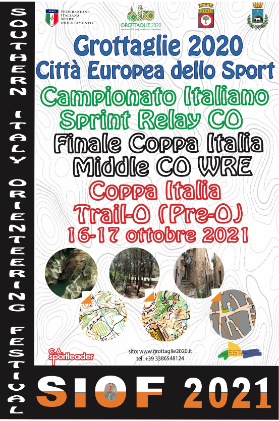 GROTTAGLIE. Southern Italy Orienteering Festival – terza edizione. 16 e 17 ottobre 2021