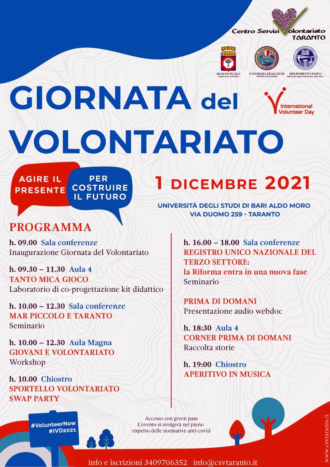 A Taranto la “Giornata del Volontariato”